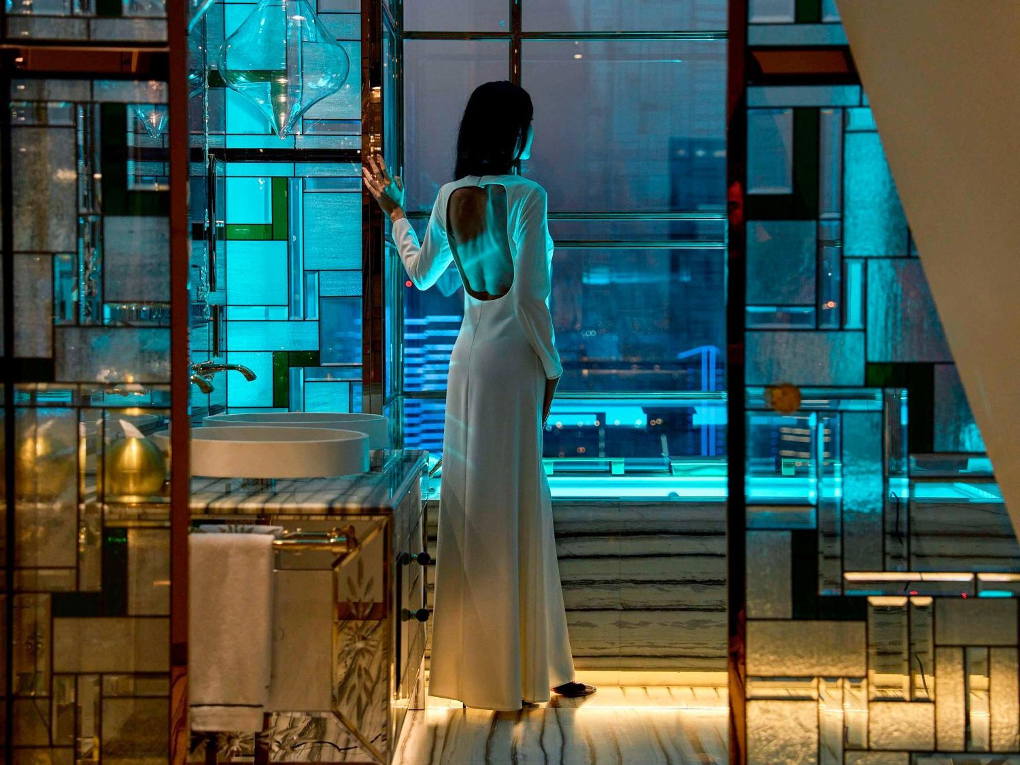 Fairmont Doha Hotel Lusail Ngoại thất bức ảnh The interior of the hotel