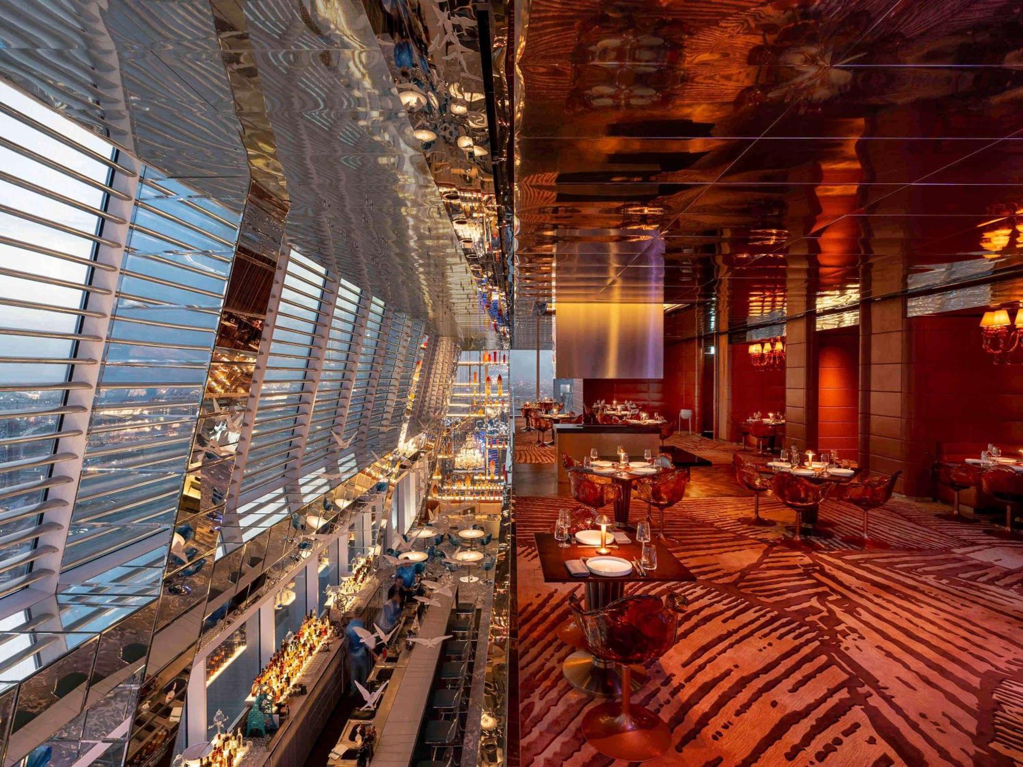 Fairmont Doha Hotel Lusail Ngoại thất bức ảnh The interior of the restaurant