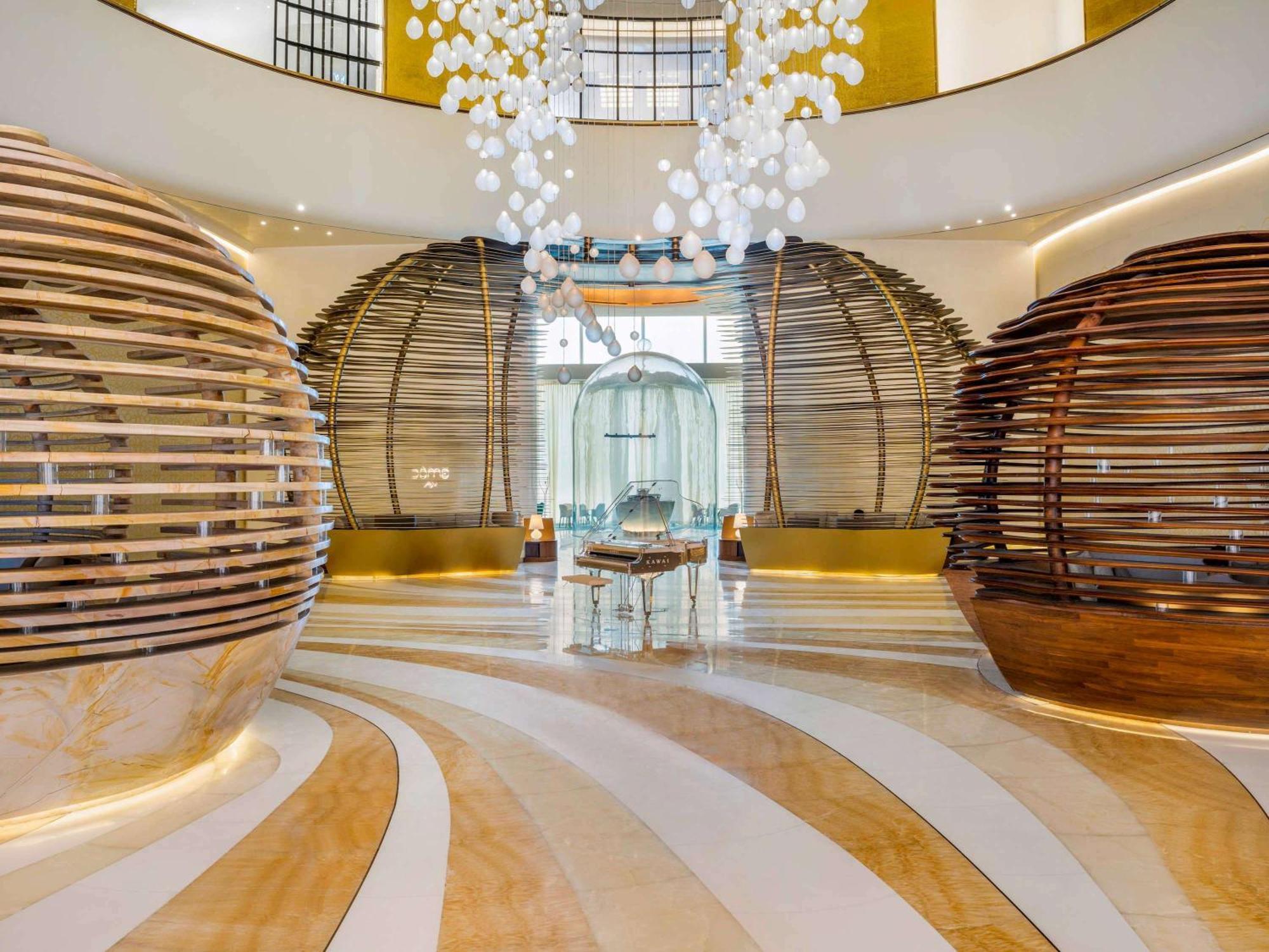 Fairmont Doha Hotel Lusail Ngoại thất bức ảnh The interior of the hotel